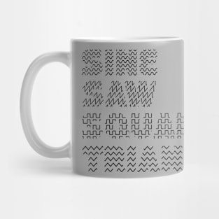 Synth waveforms for Synthesizer musician Mug